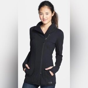 JacketsThe North Face Wrap-Ture Yoga Black Tunic Full Zip Jacket Size size L